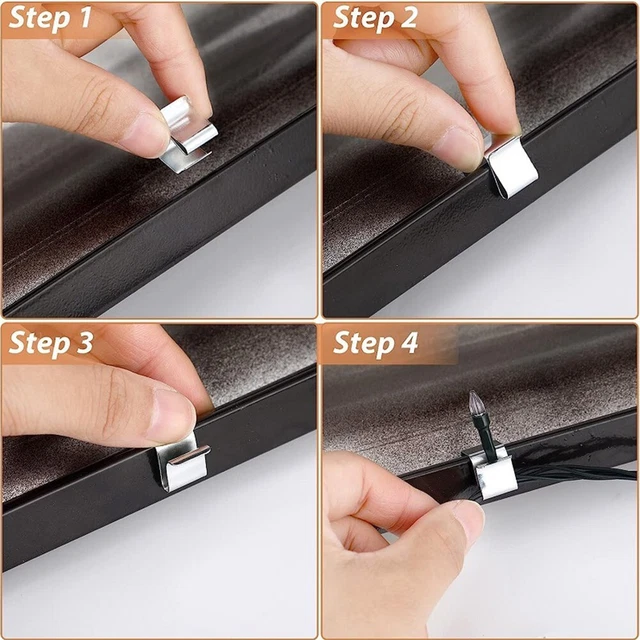 Parti decorative ganci da appendere a prova di intemperie facile installazione quantità sufficiente