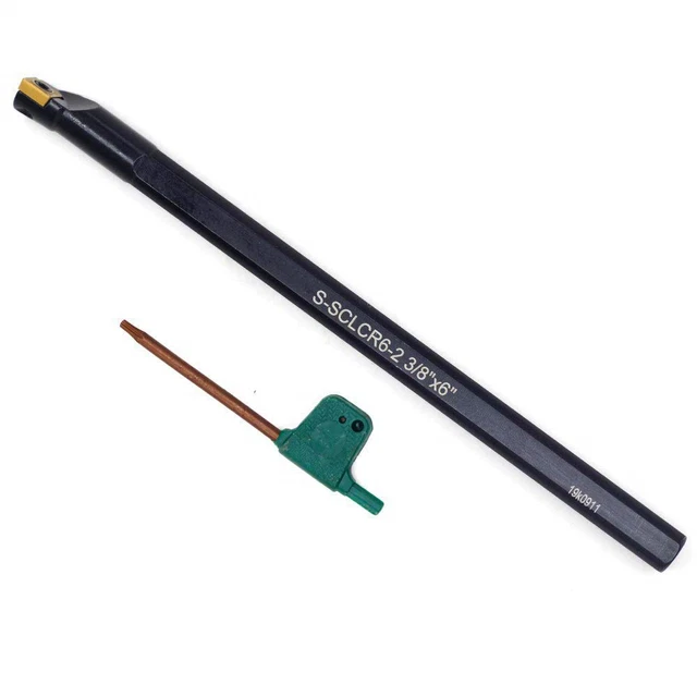 OSCARBIDE 3/8 x 6Overall Length Indexable Boring BarRight-Hand Sclcr Bor...