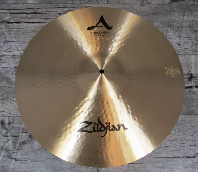 "Platillo delgado Zildjian Avedis serie A 20" Thin Crash hecho en EE. UU. •EXCELENTE ESTADO•