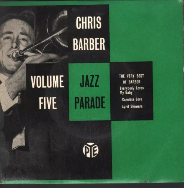 Chris Barber's Jazz Band Jazz Parade Volume Five 7" vinyl UK Pye EP - pic sleeve