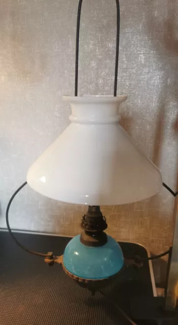 Victorian Hanging Oil Lamp