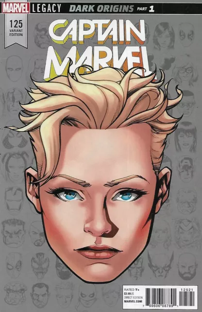 Captain Marvel Comic 125 Cover D Legacy Headshot Variant Mike McKone First Print