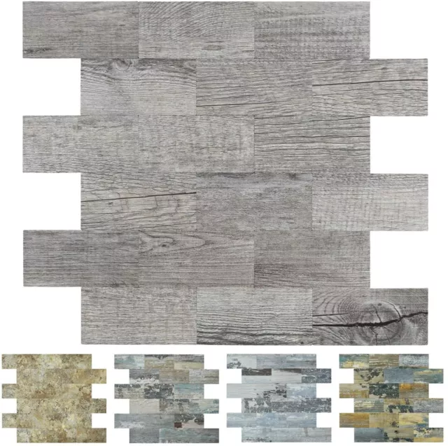 Art3d Peel and Stick PVC Panel Kitchen Backsplash Fireplace and Stair Decal