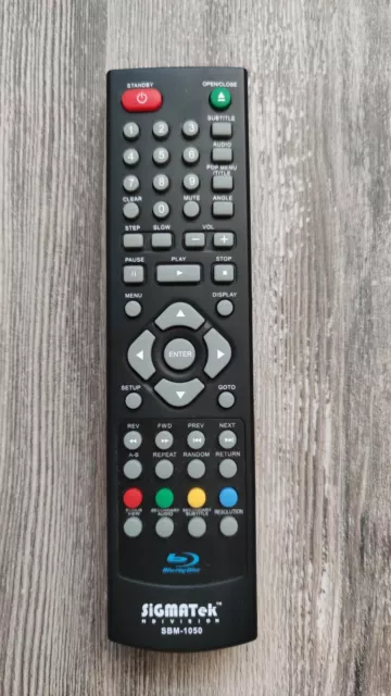 ★ SIGMATEK TV télécommande officielle origine originale constructeur SBM-1050