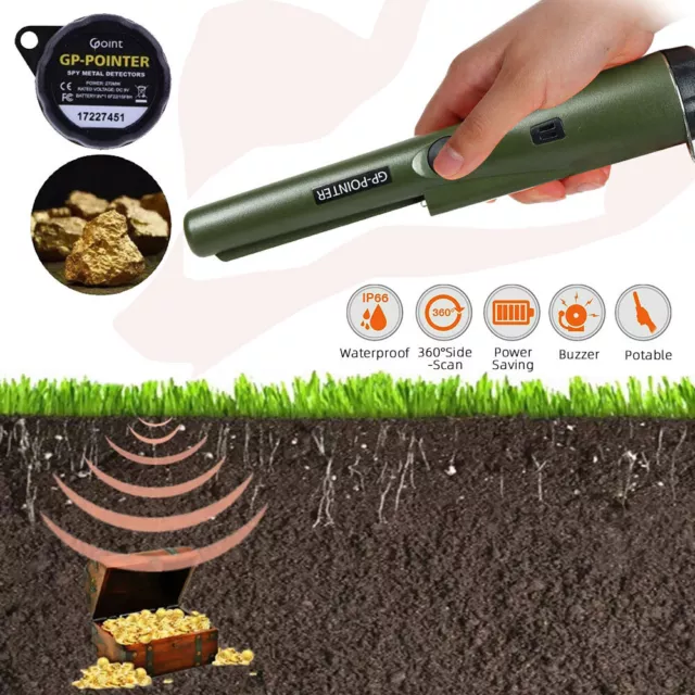 Waterproof Metal Detector Pro Pinpointer GP-Pointer Probe Sensitive Gold Hunter