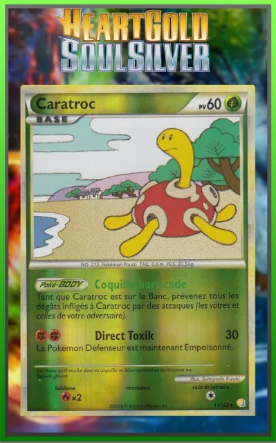 Caratroc Reverse - HeartGold and SoulSilver - 11/123 - French Pokemon Card
