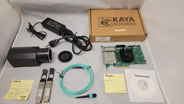 Kaya Jetcam 160 color 16 MP high speed camera & KY-FGF Frame Grabber Bundle