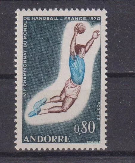 Andorra (frz.): Nr. 221 ** postfrisch / Handball WM 1970