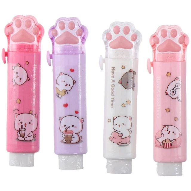 24Pcs Pink Standard Pencil Erasers White Eraser The Salaryman Eraser  Office
