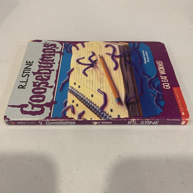 GOOSEBUMPS 21 "Go Eat Worms!" By R. L. Stine 1994 Scholastic 5.00