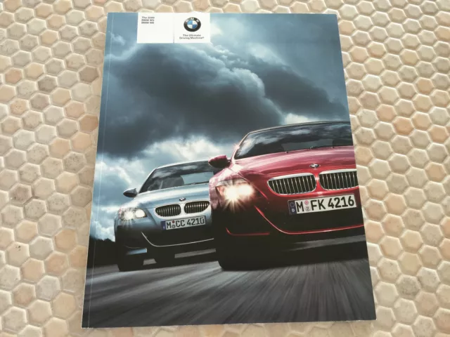 BMW OFFICIAL M5 V10 500hp PRESTIGE SALES BROCHURE USA EDITION 2006