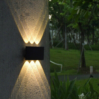 6W Balcón Arriba Luces Abajo Decoraciones Apellido Lámpara de Pared Jardín Patio Pasillo