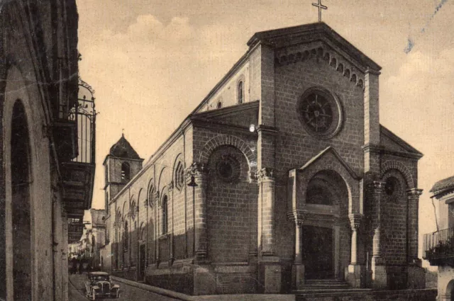 Cartolina  Palazzo S.gervasio Potenza La Nuova Chisa Di S.antonio Viagg.1955