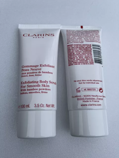 Clarins exfoliating body scrub 2 x 100ml 2