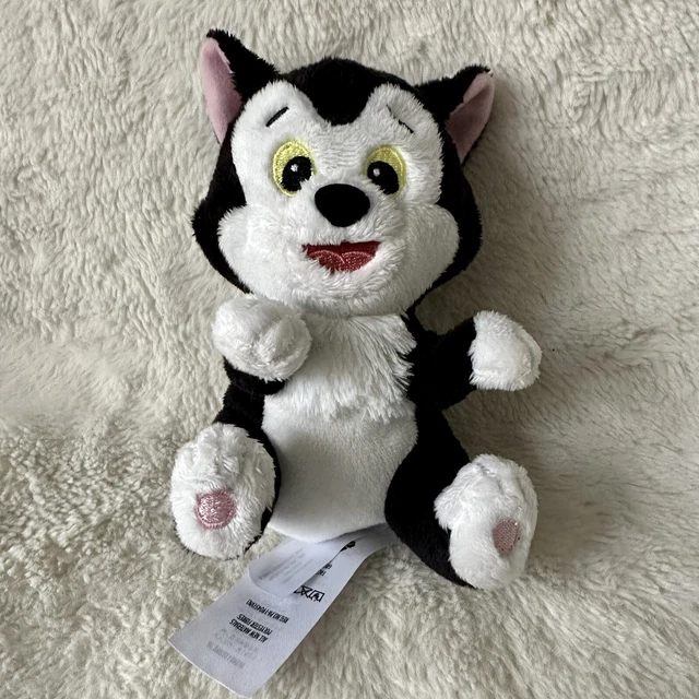 Disney Store Figaro Cat 6” Plush Minnie Mouse/Pinocchio’s Kitten