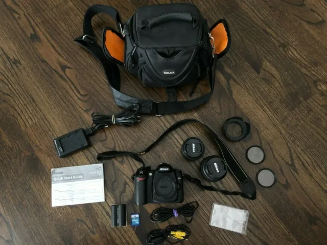Nikon D50 DSLR Camera & 2 Lens (AF-S DX18-55mm f/3.5-5.6G & AF 50mm f/1.8D)