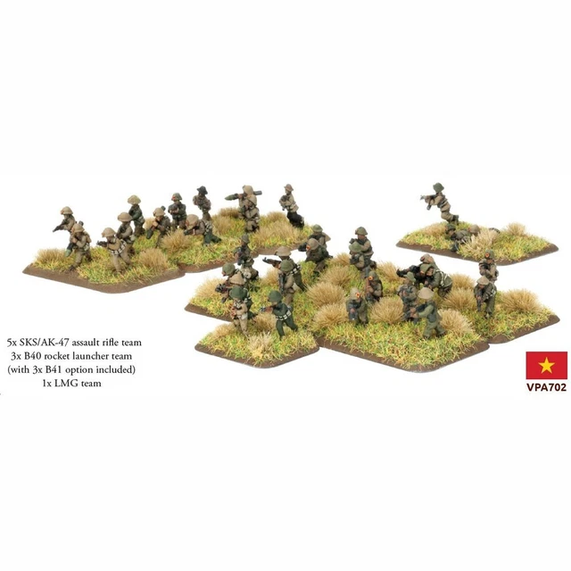 Flames of War NAM: PAVN  Infantry Platoon (VPA702)