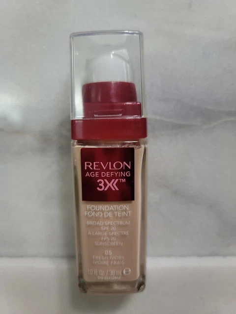 Base Revlon Age Defying 3X, marfil fresco 05, 1 fl oz