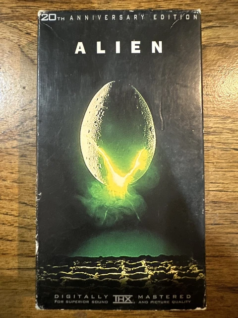 ALIEN VHS HORROR Sci-Fi Sigourney Weaver 20th Anniversary Edition 1999 ...