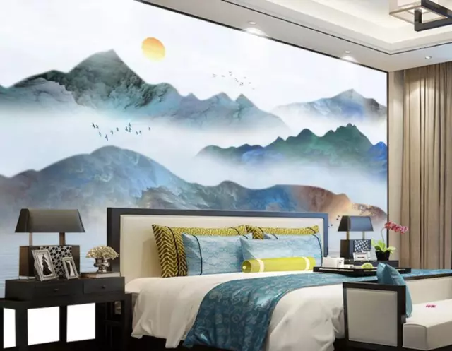 3D Color Mountain 51643NA Wallpaper Wall Murals Removable Wallpaper Fay