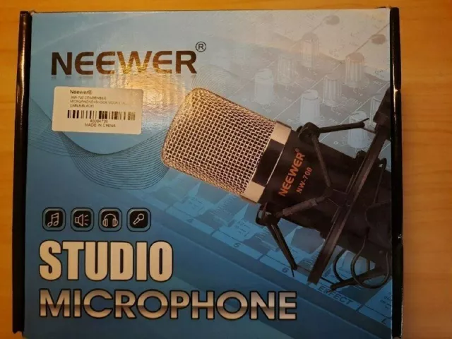 Neewer NW-700 Kit di Microfono a Condensatore Professionale e Supporto - Neri/Ar