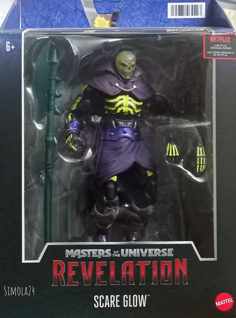 FIGURINE ARTICULÉE 7 pouces Masters of the Universe Masterverse Revelation Scare Glow EUR 34,43