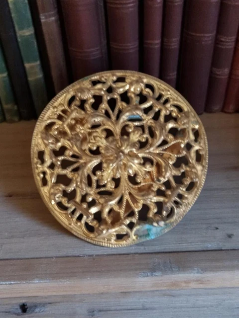 Broche Pince à Foulard Ancienne De Style Oriental - Argenté - Datant Du XIXème/début XXème Siècle - Vintage - Occasion