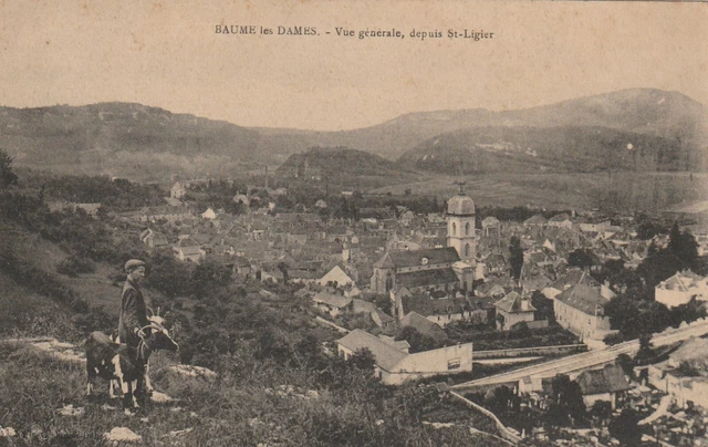 25 Cpa Baume Les Dames Vue Depuis St Ligier