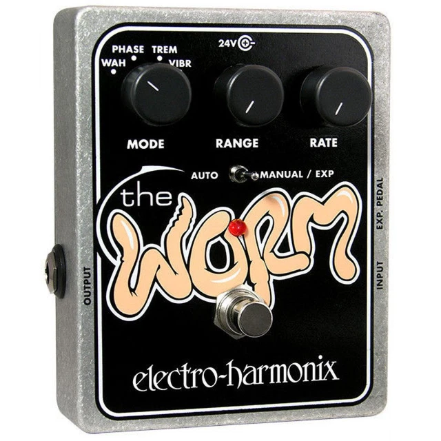 Electro-Harmonix The Worm Analog Wah/Phaser/Vibrato/Tremolo Pedal #WORM