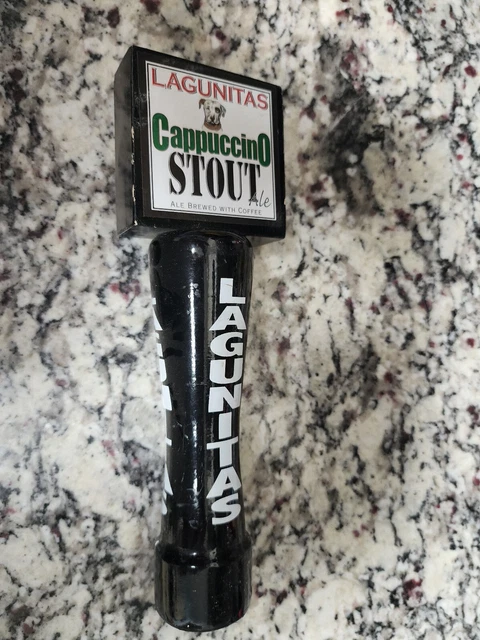 Lagunitas  Cappuccino Stout Ale Beer Tap Handle 10” Black