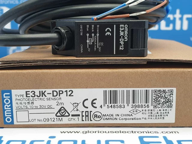 OMRON NEUF E3JK-DP12 10-30V DC CAPTEUR PHOTOÉLECTRIQUE Neuf dans la boîte