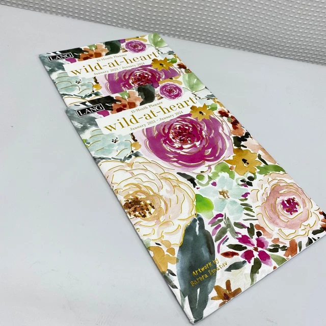 WILD AT HEART 2023 Monthly Planner Calendar Brand New Lang Art