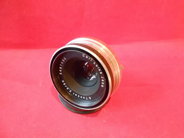 Objektiv Lens Tessar 2,8/50mm für Praktina