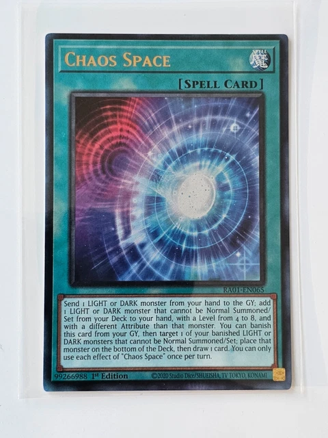 Yu-Gi-Oh! - Chaos Space - RA01-EN065 - Ultimate Rare - 1st Edition