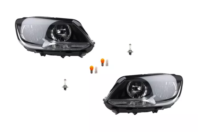 Juego de Faros Luz Principal Apto para VW Touran 1T Kit Con Leucht. Izq. Der.