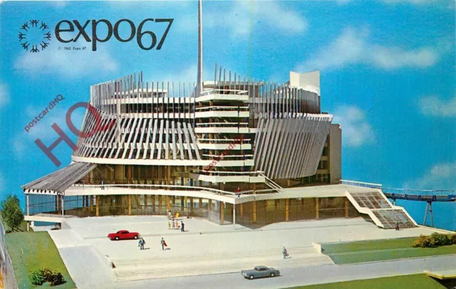 Picture Postcard>>Montreal, Expo 67, Pavilion of France