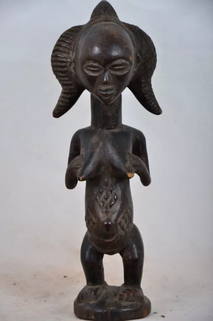African Tribal Art, luba statue  from democratic republic of Congo.