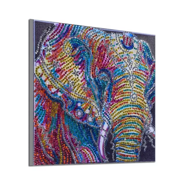 2Pcs Full Drill Elephant Special Shaped Painting Diy Stitch SL