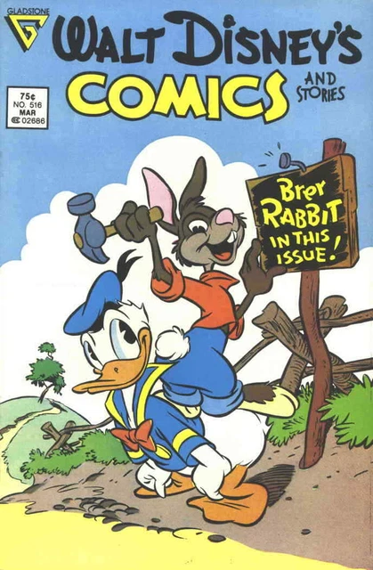 Walt Disney's Comics and Stories #516 VF; Gladstone | Brer Rabbit - we combine s