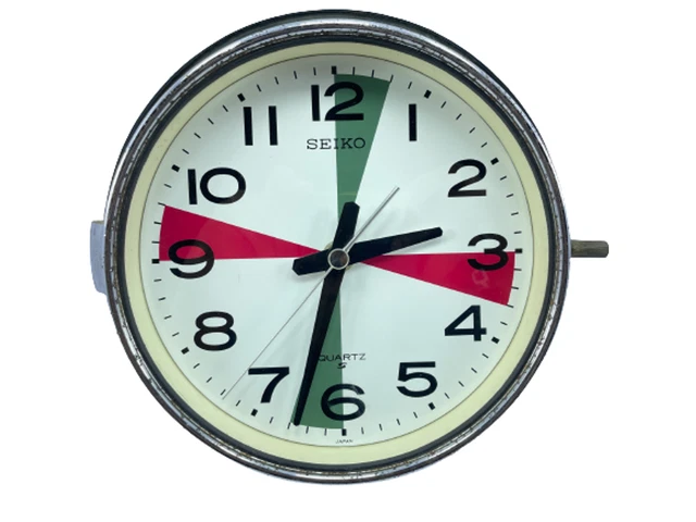 Seiko QA524M Clock Ship`s Captain Room UTC Marine High Low Tide Indication