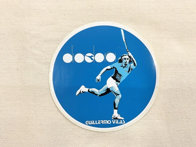 Sticker Auto-adhésif Vintage Guillermo Vilas Tennis - Adesivo Sergio Tacchini