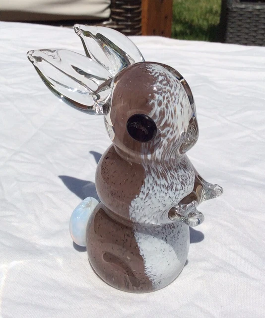 Langham?/Wedgwood? / Murano? Kunstglas Hase/Kaninchen Figur