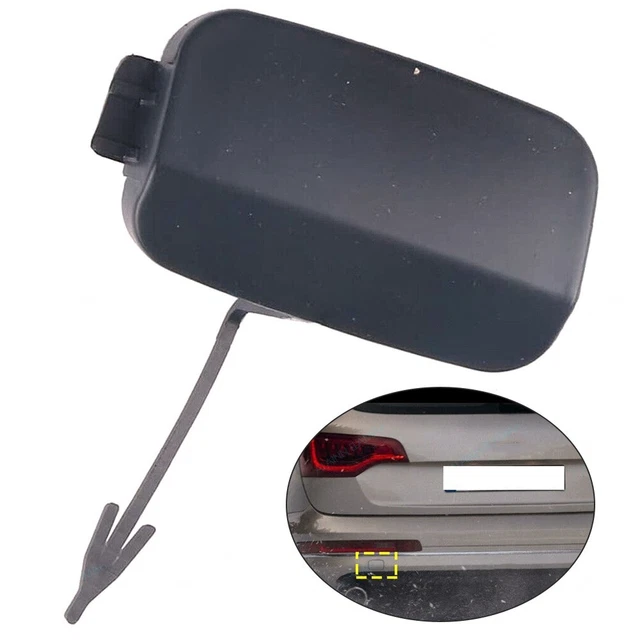 Bouchon D’œillet Remorquage Pour Audi Q7 Sportback 2010-2016 – Compatible Références 4L0807449G/7450G – Couleur Gris Argenté
