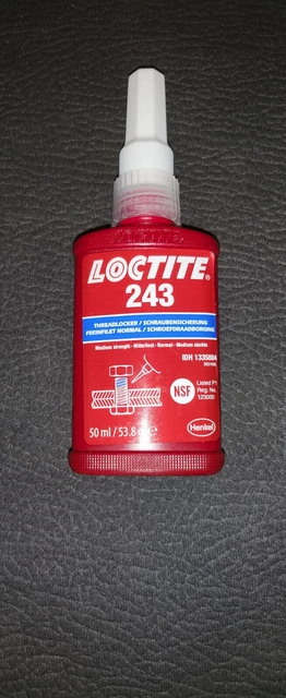Loctite 243 - 50ml - (Freinage des filetages): 31€ - livraison gratuite