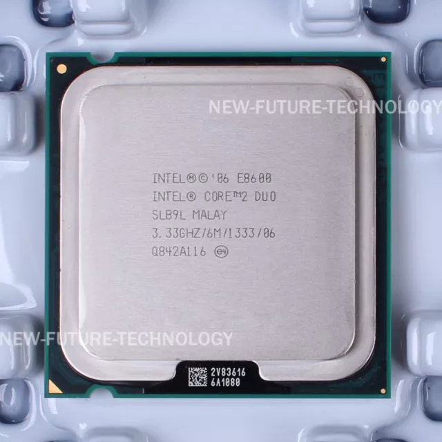 Intel Core 2 Duo E8600 SLB9L CPU Processor 3.33GHz LGA 775 BX80570E8600 Socket T