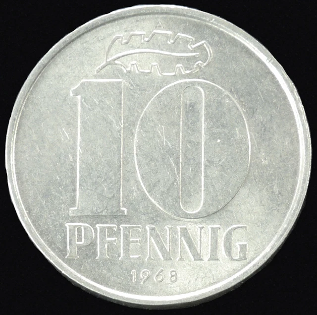East Germany (DDR) 10 Pfennig 1948 to 1990 (Choose the Year) KM3,7 &10 (GLI-001)