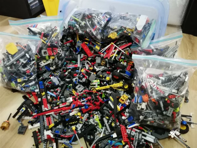 1KG LEGO (x850pc's) 100% TECHNIC BUILDING PACKS - BULK LOT - LEARN BUILD CREATE! 2