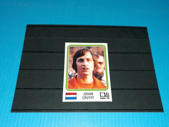 Autocollant Panini FIFA 1974 - Johan Cruyff #89 - Coupe Du Monde Allemagne - Neuf, Non Gradé