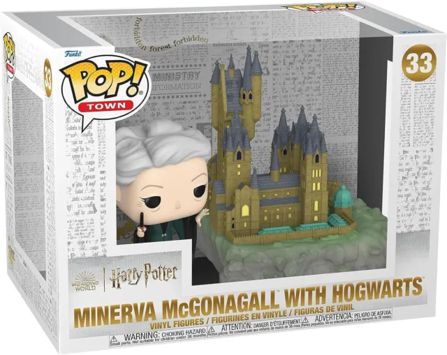 POP! Town: HP CoS20th- Minerva McGonagall w/Hogwarts Harry Potter Sammelfigur