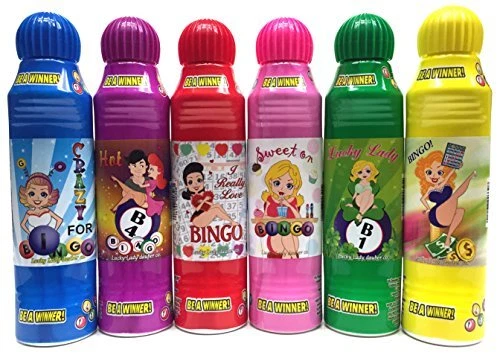 Lucky Lady Bingo Daubers 6-Pack Mixed Colors